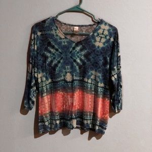 tie dye blouse